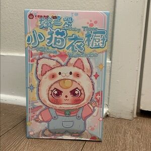 Unopened Baby Three Kitten Wardrobe Blind Box Plush Keychain Mystery Box